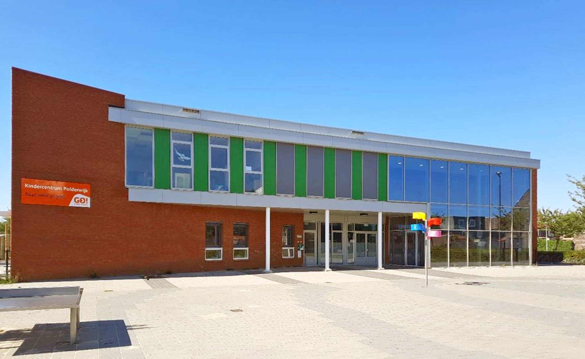architect school basisschool Panta Rhei Zeewolde BBHD architecten Brede school uitbreiding interieur