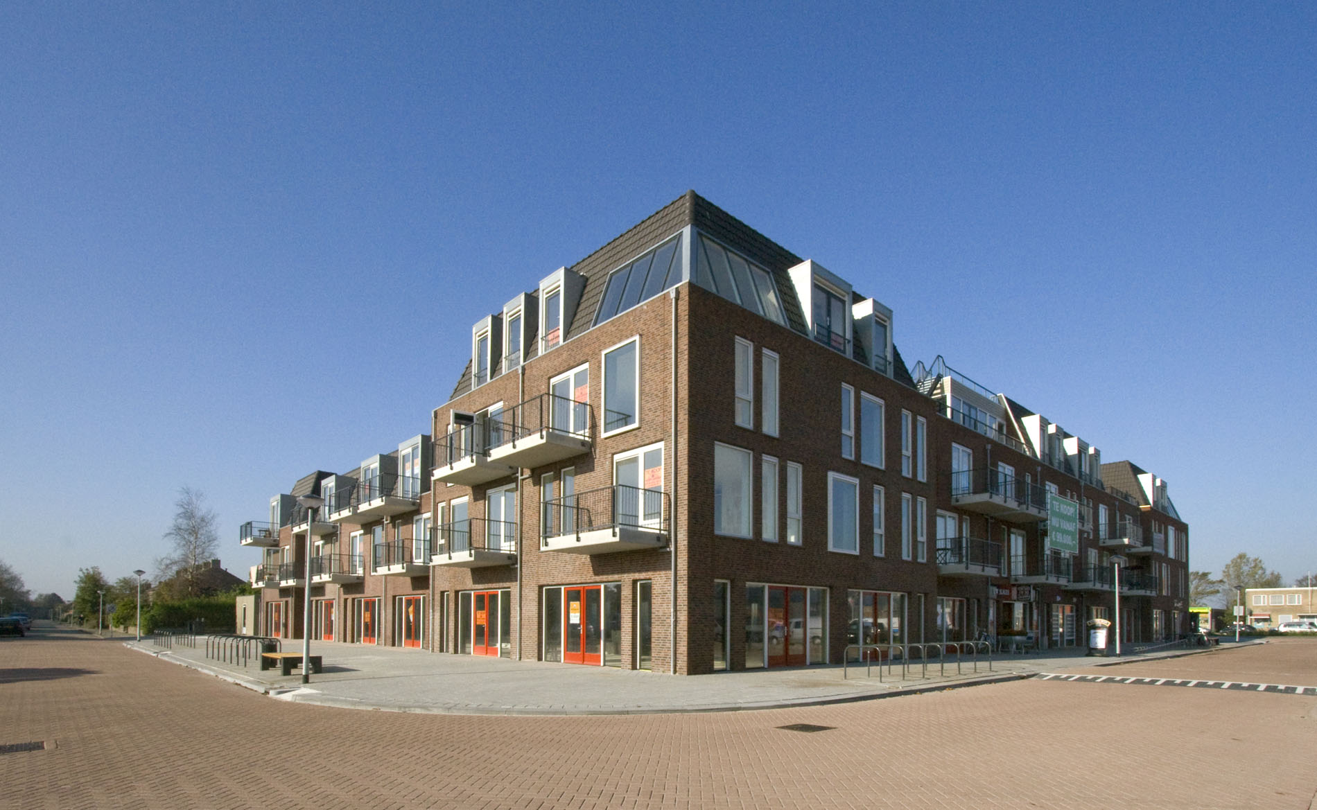 architect winkels appartementen Ceresplein Breezand architectuur BBHD architecten