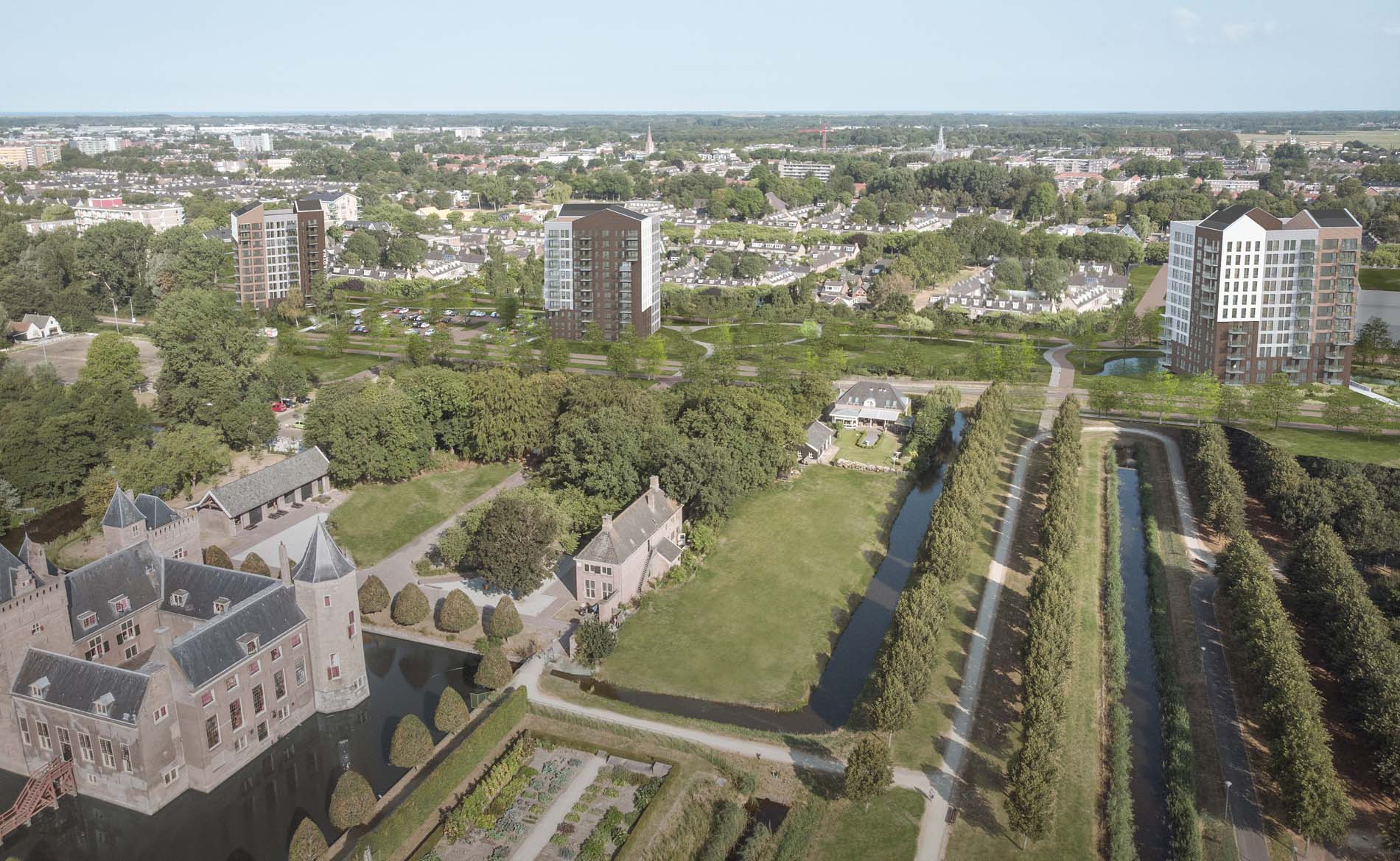 architect appartementen appartementengebouw architectuur sociale woningbouw huurwoningen Slotvrouwe Heemskerk BBHD