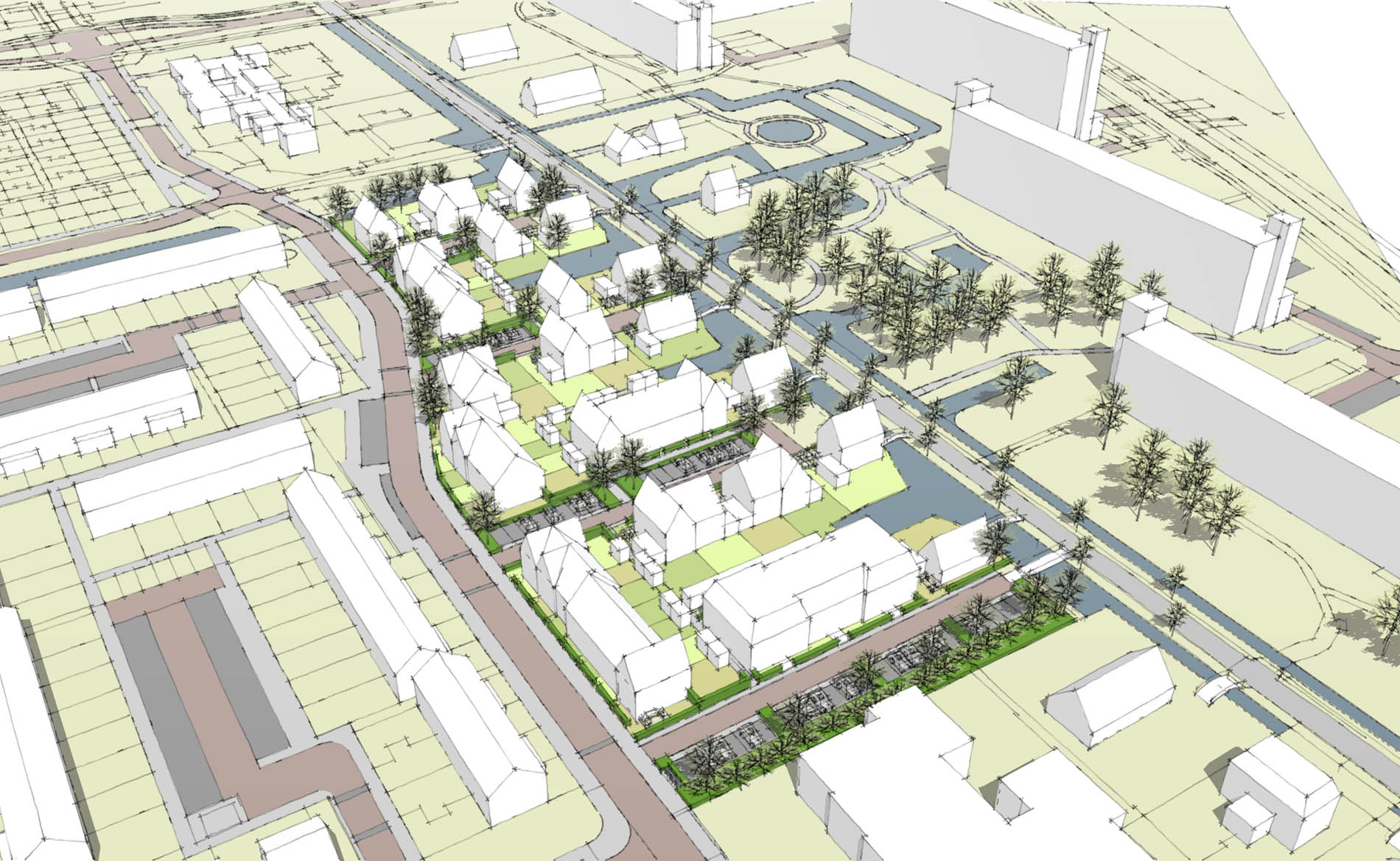 stedenbouwkundig plan Livingstonelaan Gouda woningbouw BBHD architecten