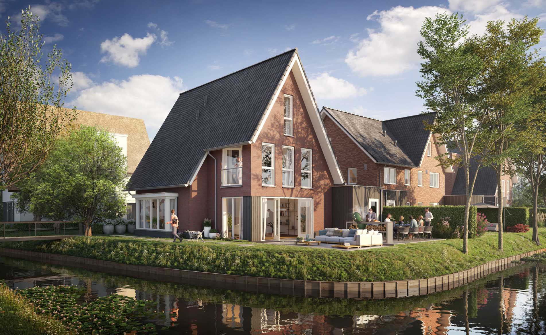 architect woningen woningbouw vrijstaande woning livingstonepark Gouda BBHD architecten