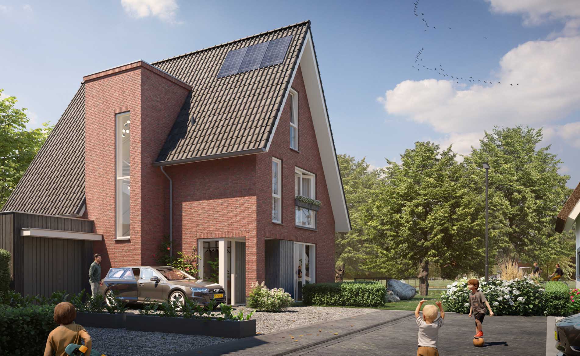 architect woningen woningbouw vrijstaande woning livingstonepark Gouda BBHD architecten