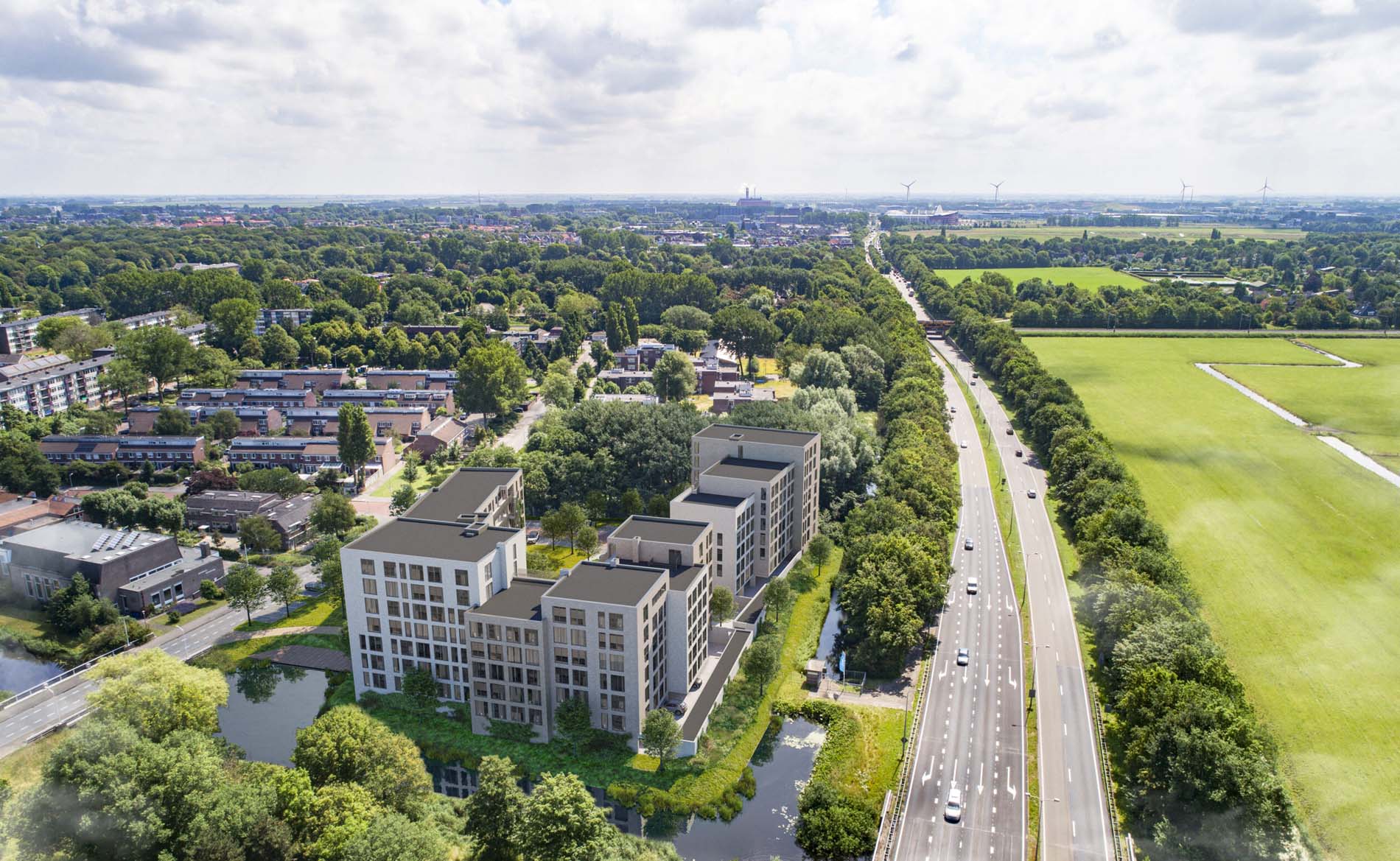 architectuur woningbouw appartementen Picassolaan Alkmaar