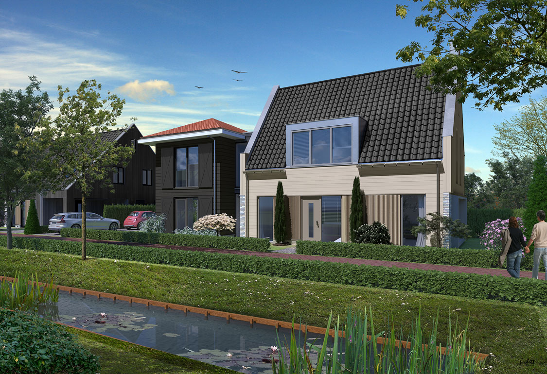 architectuur Mooy Westzaan woningbouw nieuwbouwwijk woningen BBHD architecten