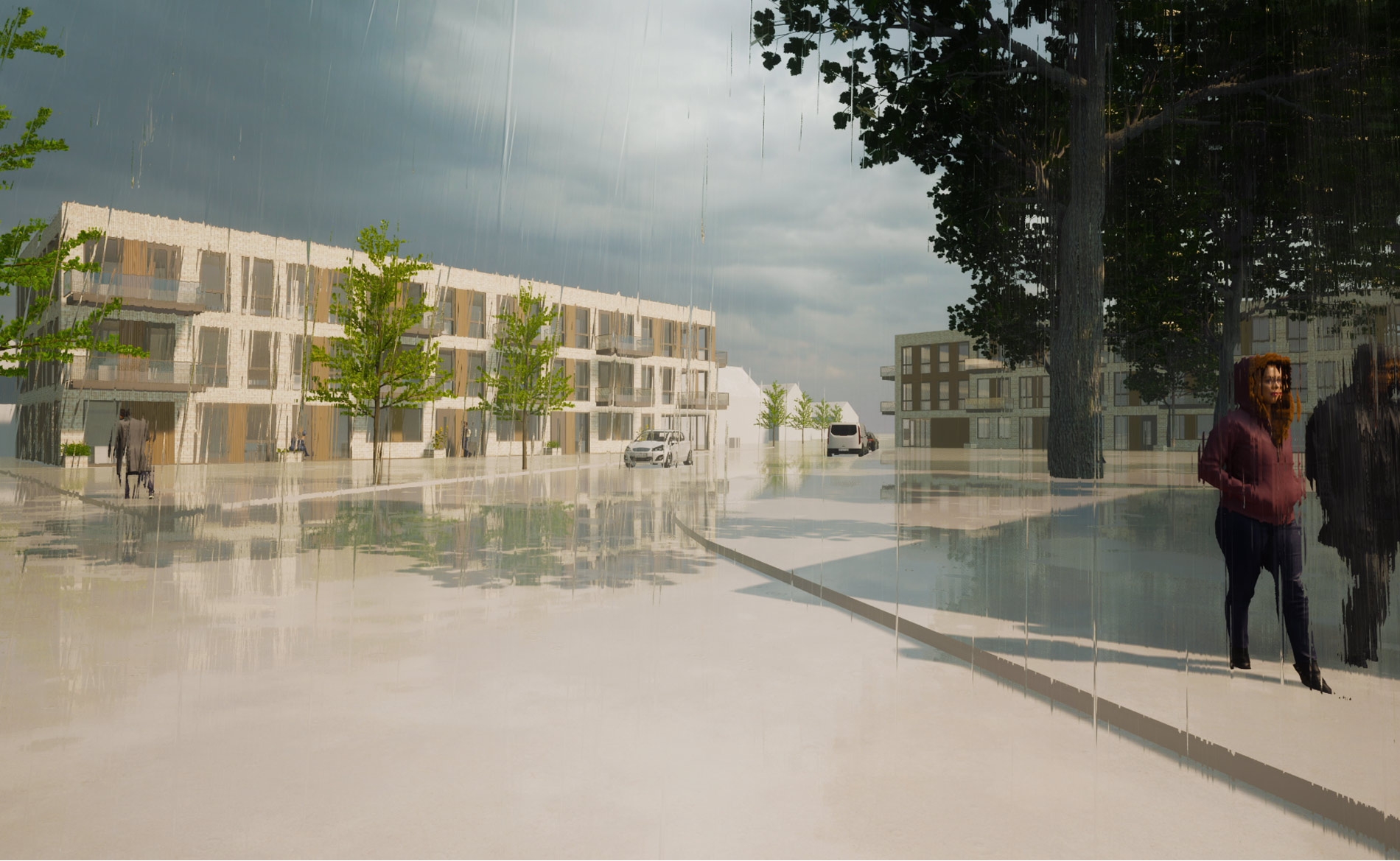 architect Appartementen sociale huurwoningen woningbouw Oostergo Zoetermeer De Goede Woning BBHD architecten