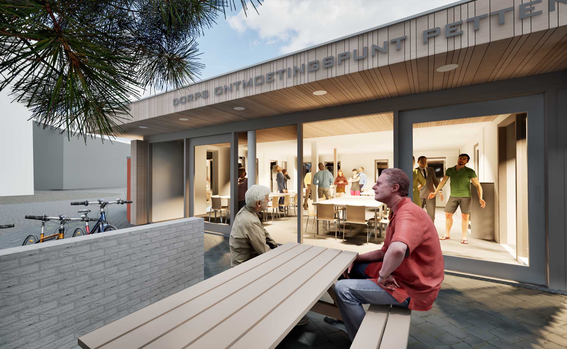 DOP Dorps Ontmoetings Punt Petten architect architectuur utiliteit sociale cohesie