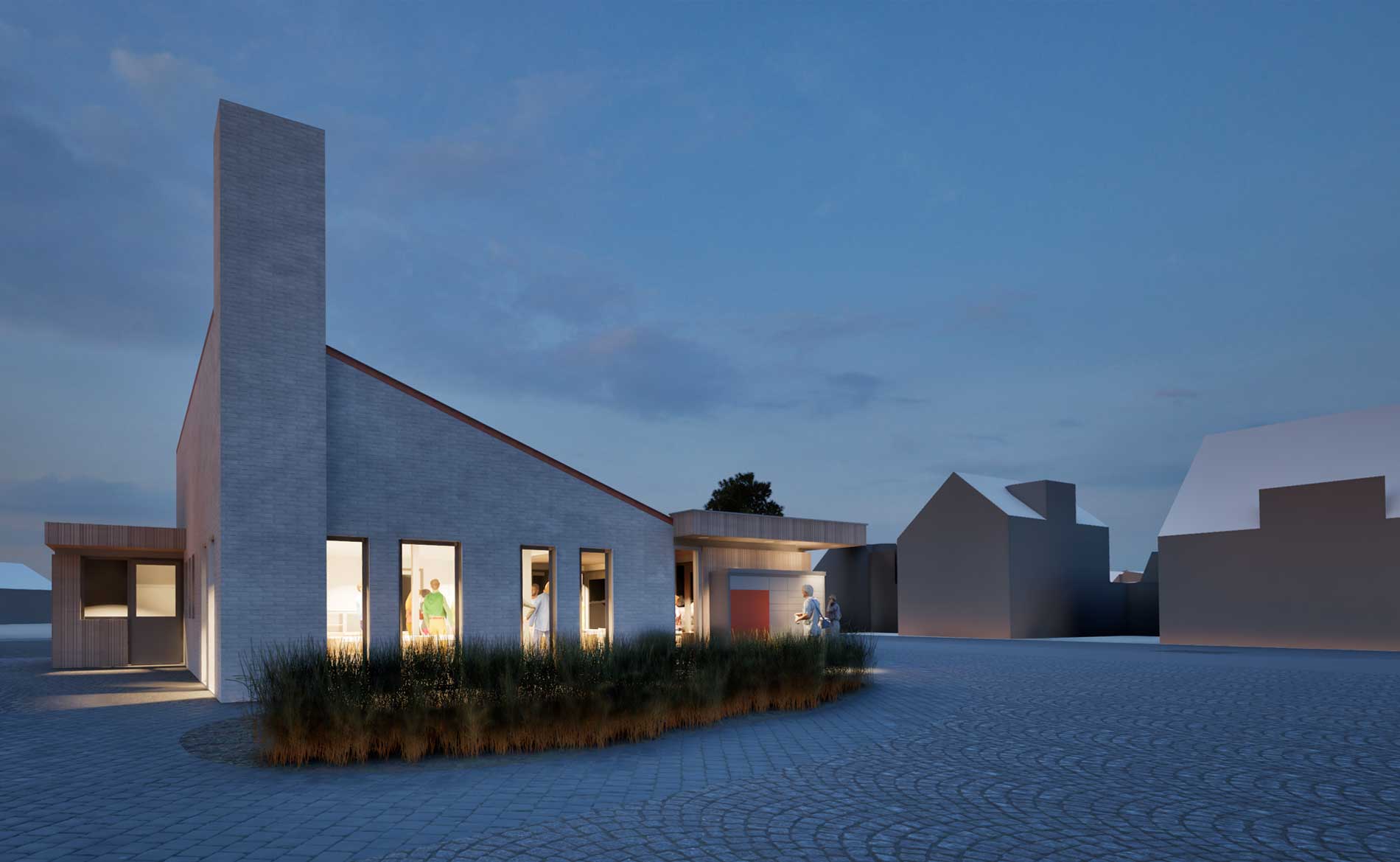 DOP Dorps Ontmoetings Punt Petten architect architectuur utiliteit sociale cohesie