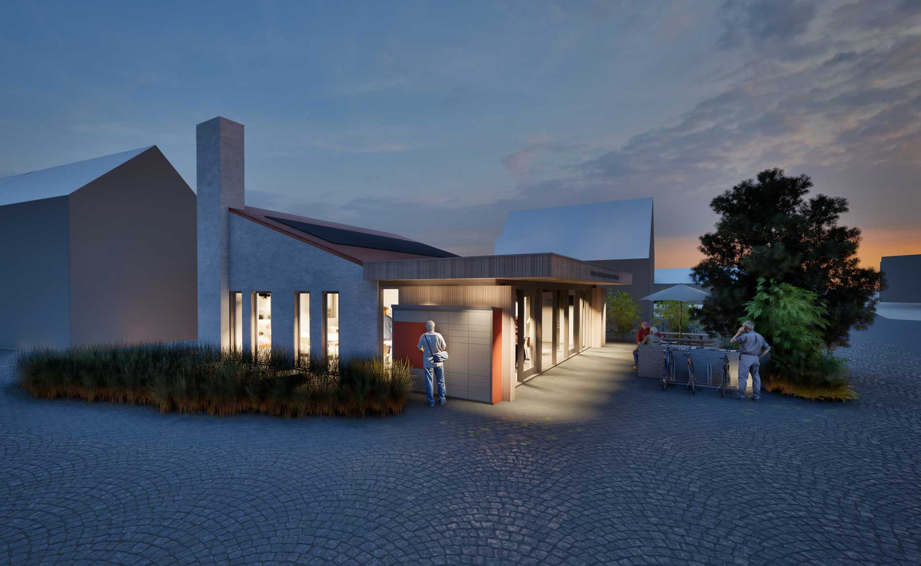 DOP Dorps Ontmoetings Punt Petten architect architectuur utiliteit sociale cohesie