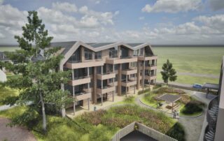 Zanderij Zuid Castricum woningbouw herstructurering architect architectuur BBHD architecten wonen appartementen patiowoningen rijwoningen