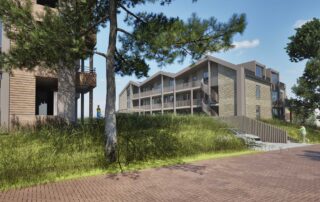 Zanderij Zuid Castricum woningbouw herstructurering architect architectuur BBHD architecten wonen appartementen patiowoningen rijwoningen