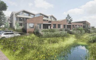 Zanderij Zuid Castricum woningbouw herstructurering architect architectuur BBHD architecten wonen appartementen patiowoningen rijwoningen