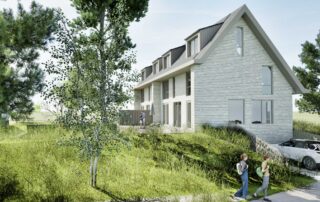 Zanderij Zuid Castricum woningbouw herstructurering architect architectuur BBHD architecten wonen appartementen patiowoningen rijwoningen