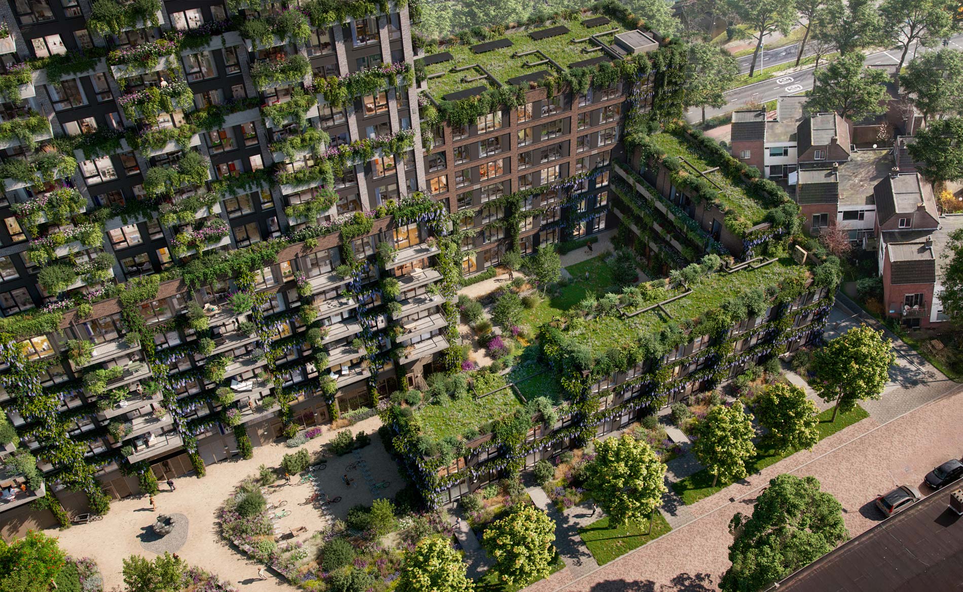 architect woongebouw De Premier Leiden klimaatadaptief