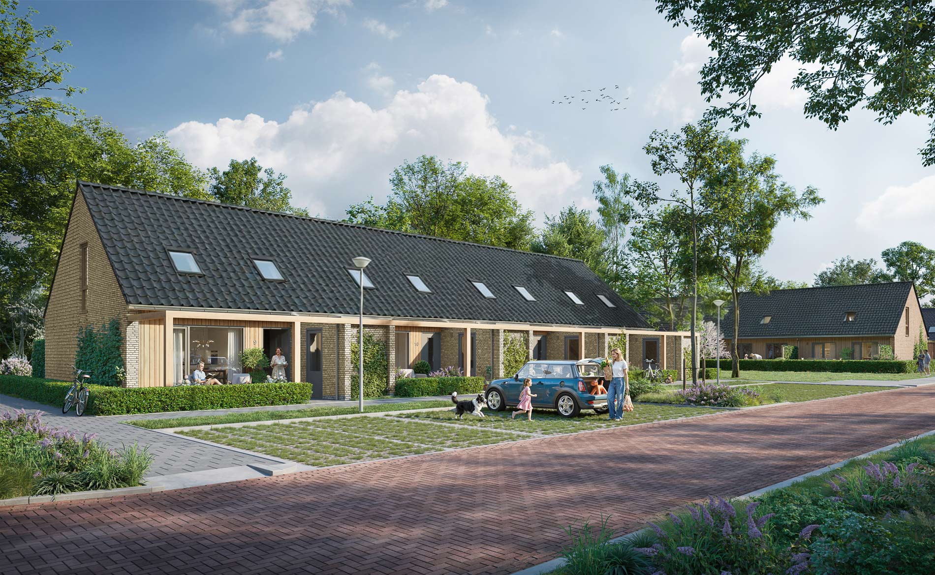 Polderpark Anna Paulowna woningbouw herstructurering participatie architect architectuur BBHD architecten sociale huur Levensloopbestendig