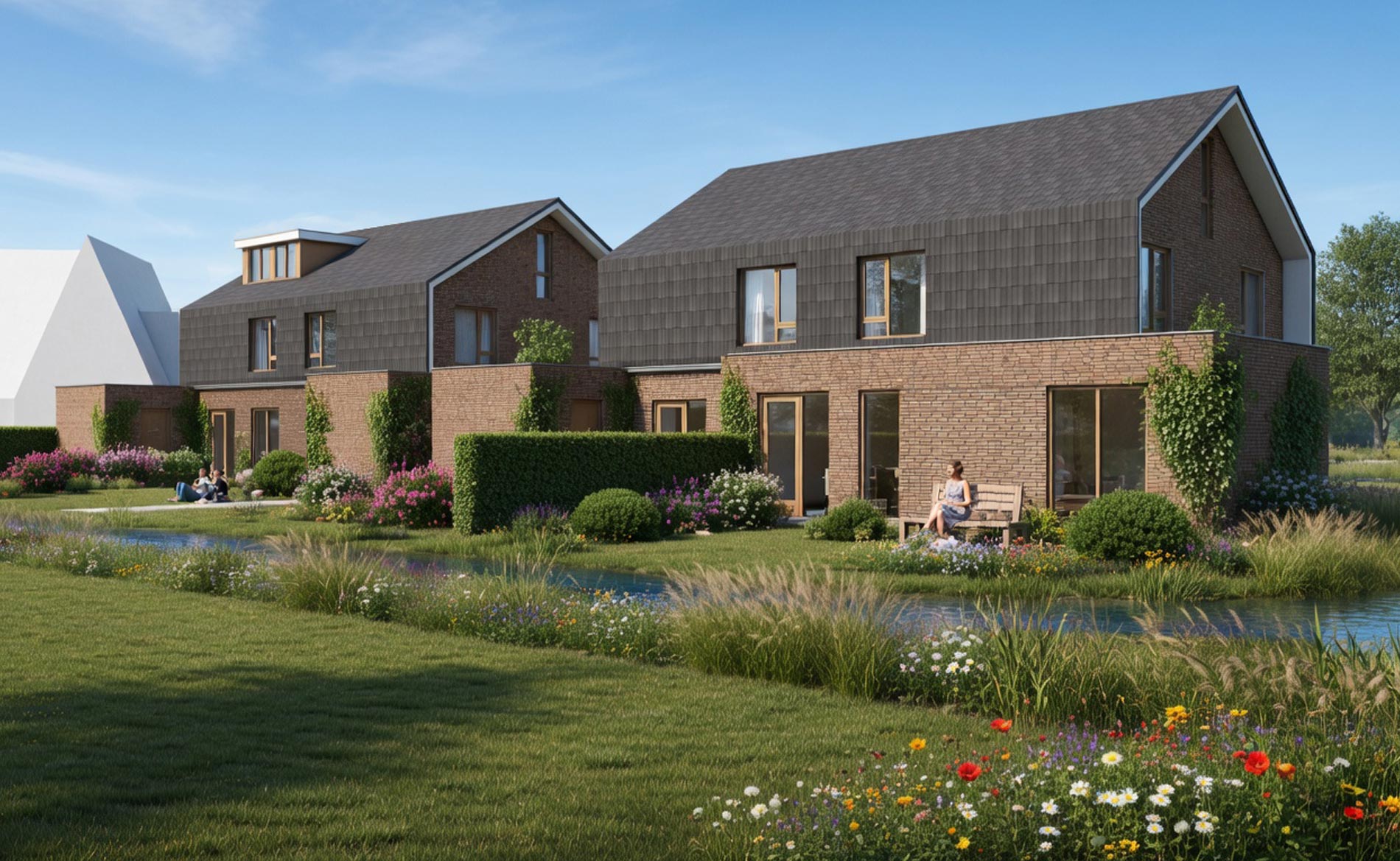 architect architectuur BBHD architecten Tweekapper De Cocksdorp Texel Dorps wonen