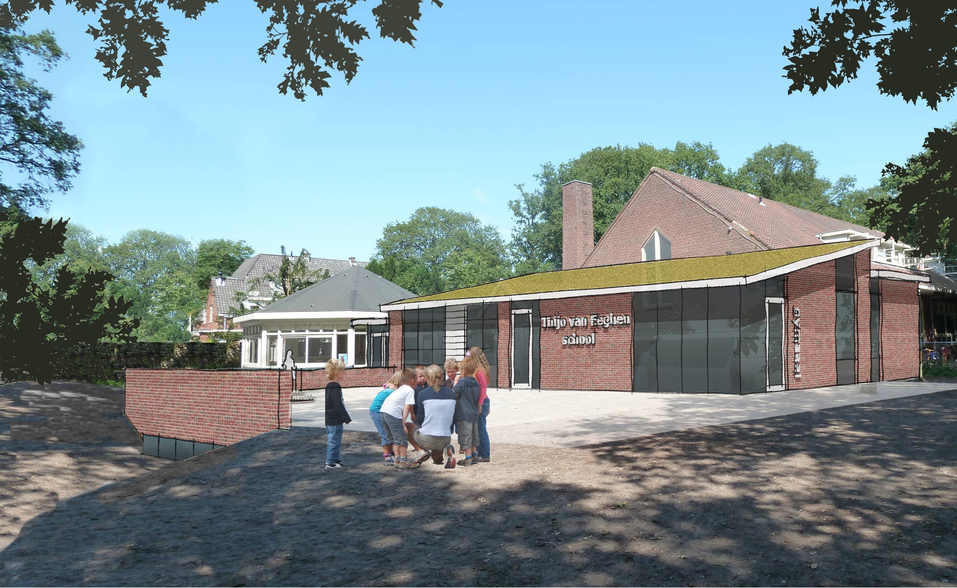 Tijo van Eeghenschool Aerdenhout TWijs school basisschool onderwijs gymzaal architect