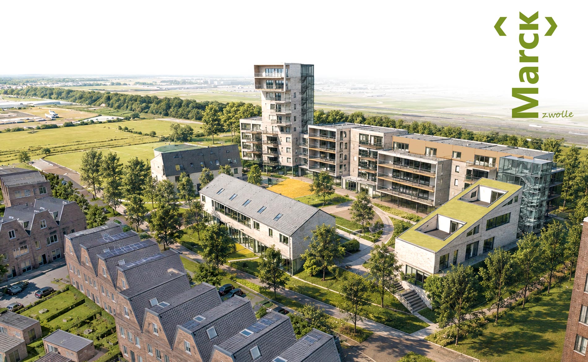 haalbaarheidsstudie stedenbouwkundig ontwikkelplan woningbouw Meeuwenlaan Zwolle Marck BBHD architecten